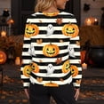 thumbnail image 7 of Halloween Cardigan Sweaters for Women Cute Halloween Pumpkin Womens Sweaters Cardigan Open Knit Utton Down Cropped Long Sleeve Fall Winter Trendy Plus Size Tunic Sweater Orange L, 7 of 7