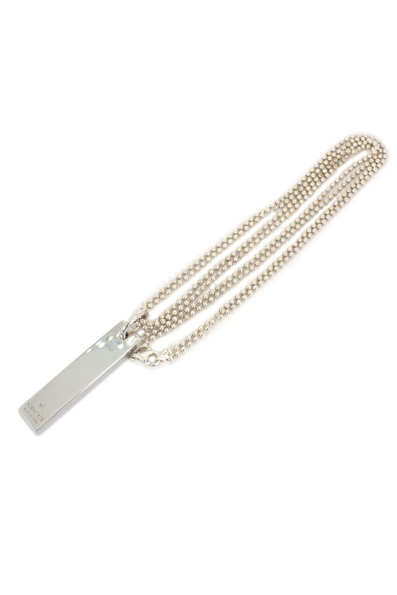 Pre-Owned GUCCI 925 Double Ball Chain