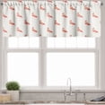 thumbnail image 3 of Ambesonne Bird Valance & Curtain, Flamingos Standing on 1 Foot, 55"x24", Off White Burnt Sienna, 3 of 7