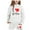 1-White2768, variant on Tiijoy Toddler Girls Tracksuit Casual Letter Print Hoodie Jogger Pants Set, Sizes 2-13