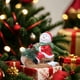 thumbnail image 5 of Herunwer Light up Ceramic Santa Claus Snowman Sleigh Figurines Lighted Porcelain Christmas Characters Statue on Sleds with Pine Cones, Berries, Pine Needles for Holiday Table Decor, 5 of 6