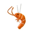 thumbnail image 2 of SeekLGT Prawnaments Christmas Ornaments Handmade  Eco Friendly Prawn Shape Wool Ornament Red Seafood Themed Holiday Decoration Unique Gift, 2 of 7