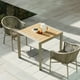 thumbnail image 4 of Silla para Exterior de Cuerda para Jardin Apilable con Marco de Aluminio Color Gris | Jauz Improvement Silla para Terraza Patio o Restaurante 75x62x57 cm, 4 of 6