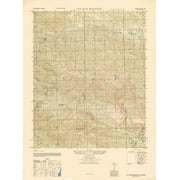 Topo Map - Old Man Mountain Sheet - US Army 1944 - 23.00 x 30.95 - Matte Canvas
