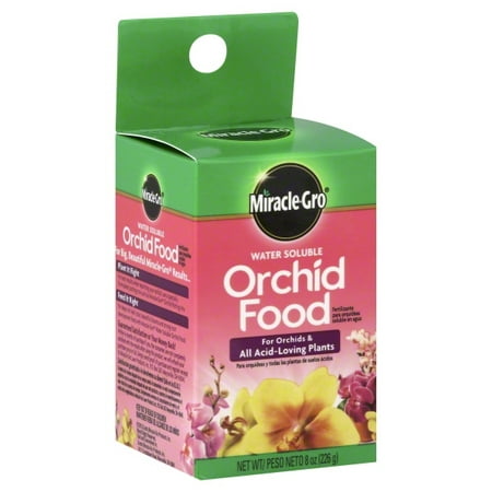 Miracle-Gro Orchid Food Water Soluble, 8.0 OZ (Best Orchid Food Phalaenopsis)