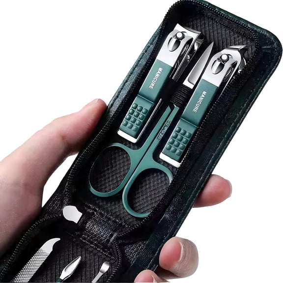 EXLEAF 2026 New Nail Clipper 7 Pcs Set Portable Luxury Manicure Kit Pedicure Filer Women Men Manicure Kit for Women, for Nail Care, Grooming, Home Use, Travel, Personal Care, Pedicures.