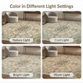 thumbnail image 7 of ODIKA Nautical Map Vintage Seafaring Border Maritime Distressed Compass Flowing for Home Office, Gaming Room, Under Desk, Non-Slip Chair-Friendly, 7 of 7
