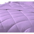 thumbnail image 7 of DNG Creations 5 Piece Ruffle Diamond Comforter All Season 550 GSM Oversized King Size - 800 Threads Count, 100% Egyptian Cotton Solid Lilac Colour, 7 of 7