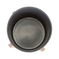 thumbnail image 3 of Liam Modern Ceramic Planter with Wood Legs, 3 of 3