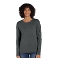thumbnail image 3 of Hanes Perfect-T Womenâ€™s Long Sleeve Scoopneck T-Shirt, 3 of 4