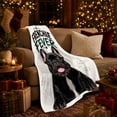 thumbnail image 3 of French Bulldog Frenchie Fever, Playful Pet Portrait Pattern, Warm Flannel Blanket for Living Room and Bedroom, Dog Lovers person's Day Gift, Pet Lover Home Decor, 3 of 9