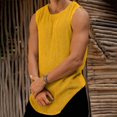 thumbnail image 4 of Afdoent Mens Tank Tops Male Summer Thin Knit Vest Casual Solid Color Knit Vest Breathable, 4 of 6