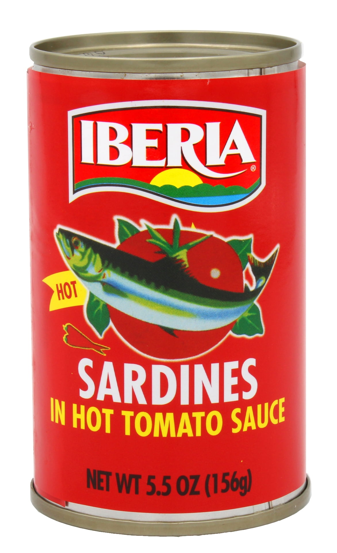 Iberia Sardines in Hot Tomato Sauce, 5.5 oz