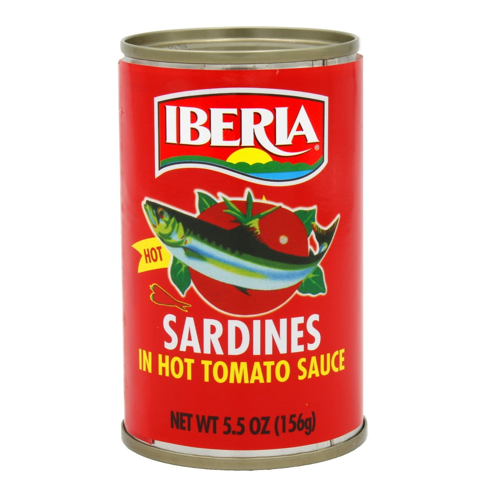Iberia Sardines in Hot Tomato Sauce, 5.5 oz