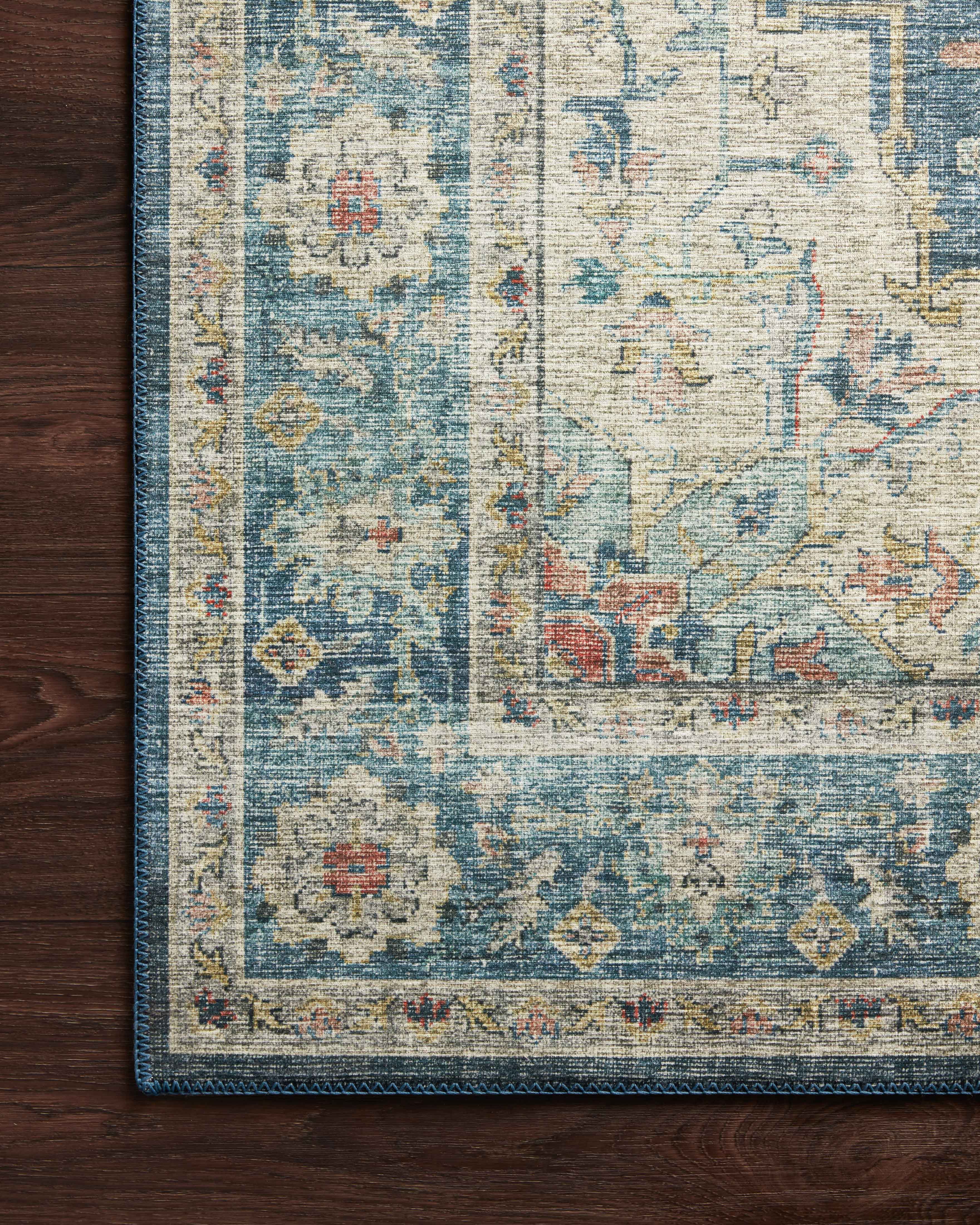 Loloi Skye Ocean / Multi 2'-6" x 12'-0" Area Rug