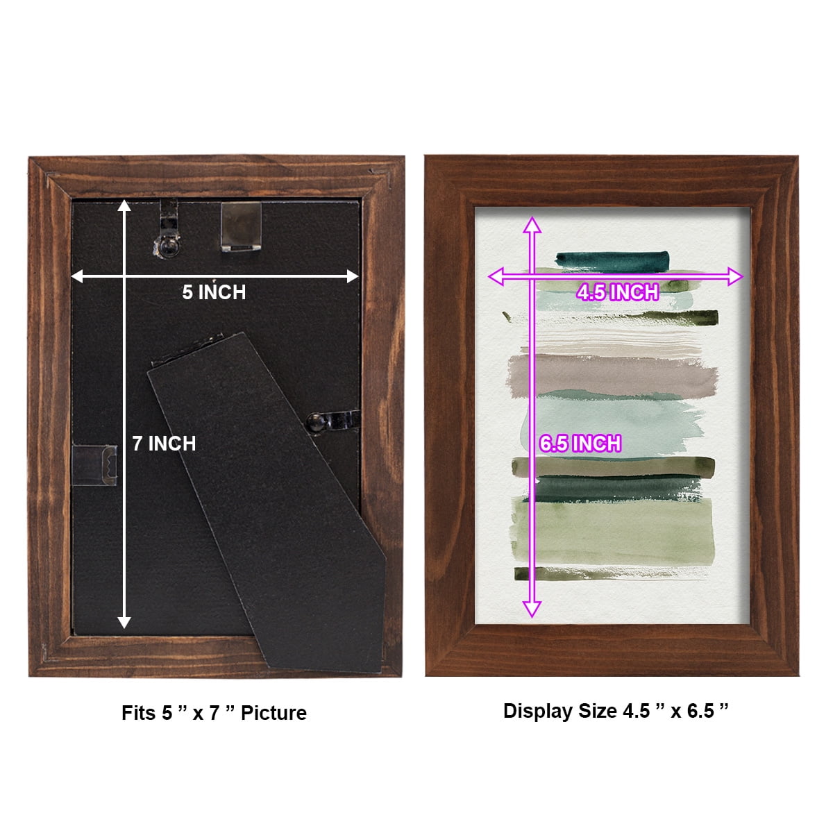 Grass Stains I - Framed Print w/glass - Chestnut