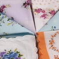 thumbnail image 5 of 18 Pieces Women Soft Cotton Wedding Party Hankie Kerchiefs Multi-Color, 5 of 9