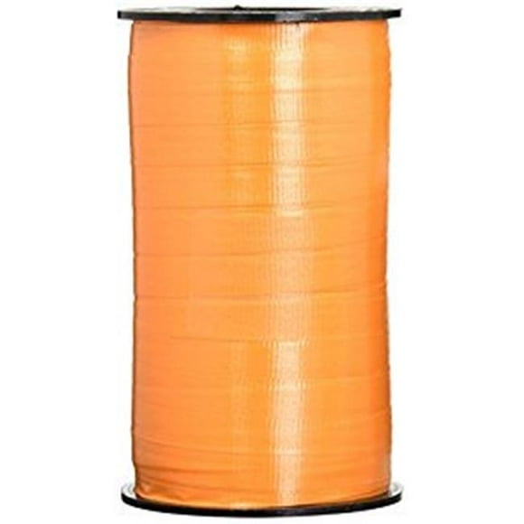 0.37 x 250 Yard Splendorette Super Curl Ribbon, Tropical Orange