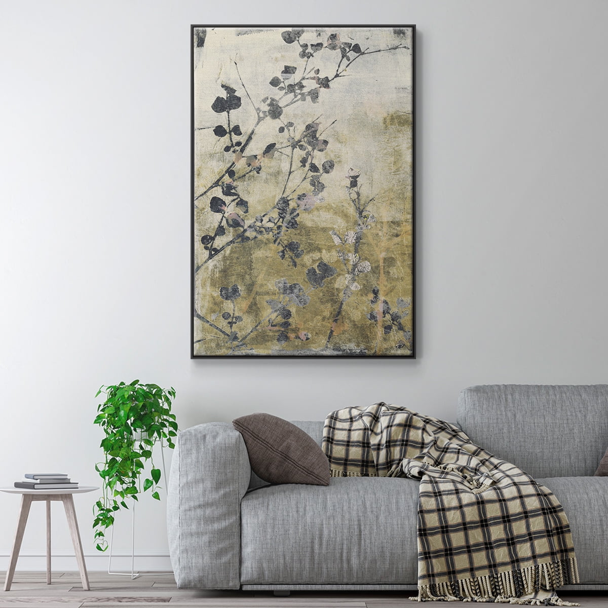 Boundless VII Framed Premium Gallery Wrapped Canvas - Ready to Hang - 17 x 25 - Black Floating Frame