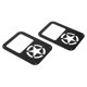 thumbnail image 3 of Taillight Rear Lamp Cover Guard Protector National Flag Style Fits for Wrangler JK 07-18, 3 of 3