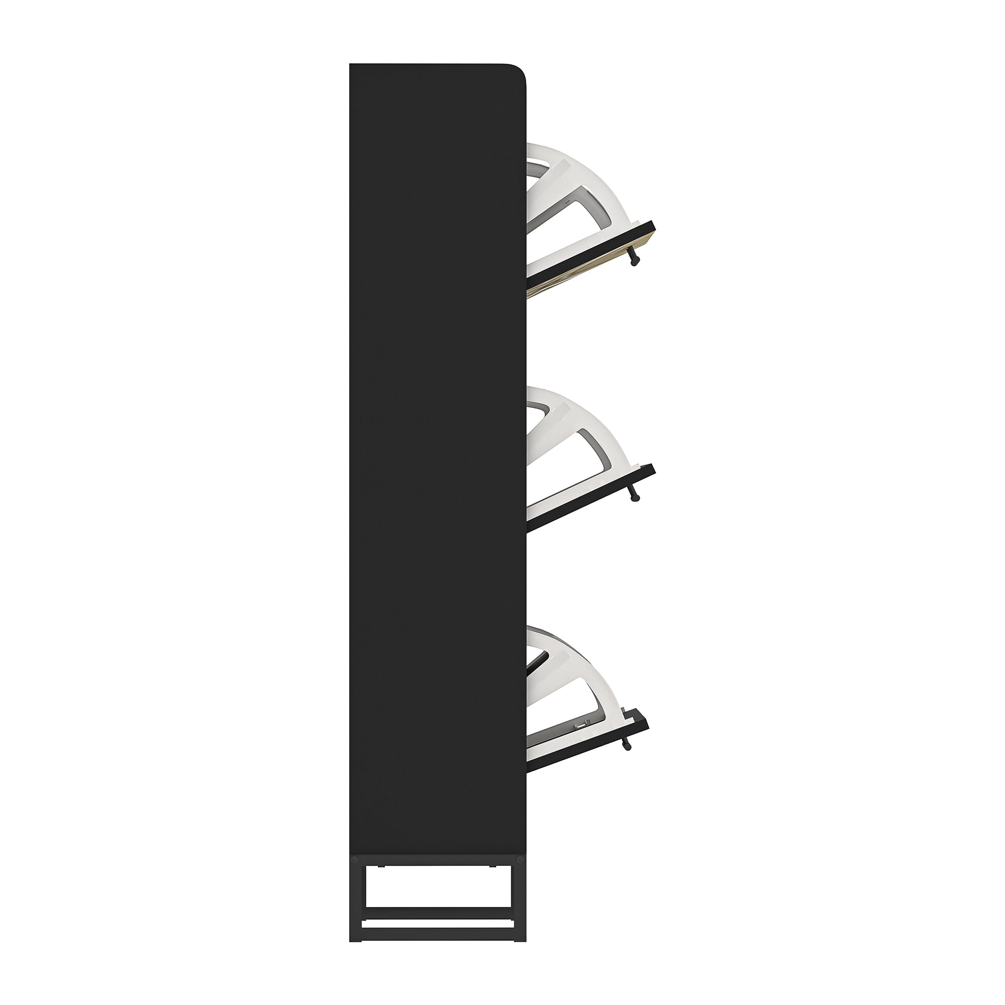 YYAo Entryway Shoe Cabinet, Shoes Storage Organizer Narrow Shoe Storage Rack with Flip Doors, Tipping Bucket Shoe Cabinet for Closet, Living Room, Black YYAo Entryway Shoe Cabinet, Shoes Storage Organizer Narrow Shoe Storage Rack with Flip Doors, Tipping Bucket Shoe Cabinet for Closet, Living Room, Black