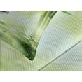 thumbnail image 4 of Ambesonne Garden Quilted Bedspread Set 3 Pcs, Frangipani Flowers Japanese, Queen Size, Charcoal Grey and Pale Green, 4 of 5