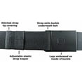 thumbnail image 4 of BESTA Men's Elastic Belt with Adjustable Buckle that Hides Excess Strap (X-Large, Black), 4 of 7