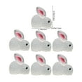 thumbnail image 3 of QTOCIO Toddler Toys, Kids Toy Gifts, Luminous Mini Resin Bunny Plastic Rabbits Glowing In The Dark Miniature Bunnies Figurines For Easter Mini Decoration, 3 of 6