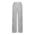 thumbnail image 4 of POROPL Sweatpants for Women,High Waisted Wide Leg Pants Loose Fit Drawstring Lounge Athletic Pants, 4 of 7