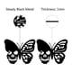thumbnail image 2 of Calavera Mariposa Metal Arte de la Pared DecoracióN Placas para Colgar en la Pared Adorno Escultura de Pared de Hierro para Interior Al Aire Libre Hogar D, 2 of 7