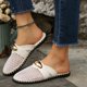 thumbnail image 2 of Zapatos Casuales de las Mujeres de Moda Malla Redonda Del Dedo Del Pie Más Tamaño Transpirable Zapatillas de Playa Planas Zapatos de Verano de las Mujeres de Moda Cómodo Estilo Primavera / Verano, 2 of 9
