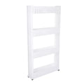 thumbnail image 7 of Multifunctional Slim Storage Shelf Cart Interspace Rack with Pulleys Bathroom - Layers White 4 Layers, 7 of 7