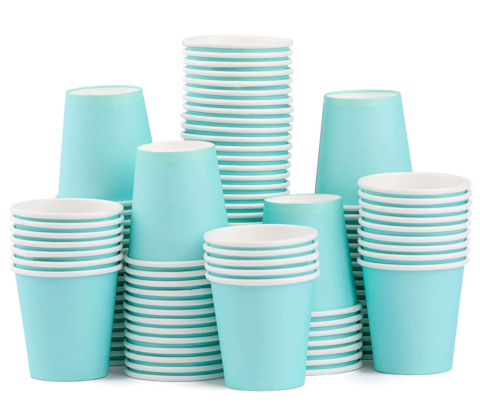 50 Pack 3 oz Paper Cups Juice Disposable Hot Cups for Water Paper Coffee Cups 