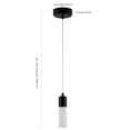 thumbnail image 5 of JONATHAN Y Bolha 4.75" 1-Light Bubble Acrylic/Iron Modern Minimalist Integrated LED Pendant, Black, 5 of 7