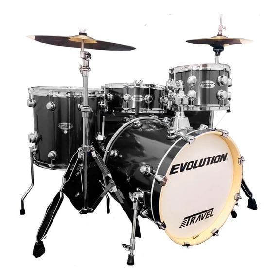 Bateria Evolution 4 piezas de color Negro EVOLUTION JPX4-BK002
