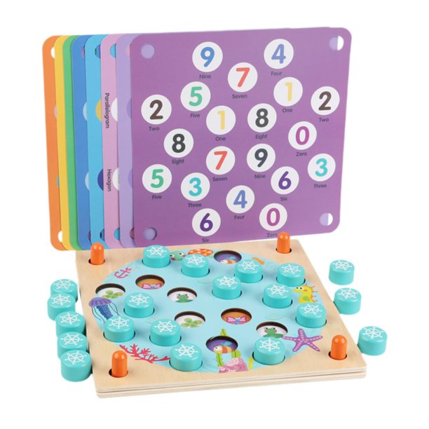 Juego de ajedrez de memoria con patrón de dibujos animados, juego de tablero de ajedrez invertido para niños y niñas de 3 años en adelante