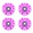 thumbnail image 1 of Miangastore Double Row Wheel Pink Pu 1Set 2.28x2.28x1.26in, 1 of 9