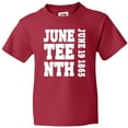 thumbnail image 3 of Inktastic Juneteenth June 19, 1865 Youth T-Shirt, 3 of 5