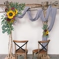 thumbnail image 3 of 2Pcs Flower Swag Sunflowers Flower Garland Decor for Home Garden Ceremony Backdrop, 3 of 6