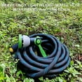 thumbnail image 4 of Garden Hose 50FT, NON-EXPANDABLE Heavy-Duty Flexible & Lightweight Water Hose with 10-Function Nozzle, No-Kink, Leak-Proof, Solid Fittings for Car, RV Marine Camper, Outdoor, Yard, Lawn, 4 of 7
