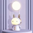 thumbnail image 1 of Lindbes Portable Cute Desk Lamp Usb Rechargeable Dimmable Study Table Lamp Bedside Led Night Light for Reading Work Kids Birthday Gift, 1 of 6