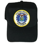 UNITED STATE AIR FORCE OFFICIAL SEAL HAT - BLACK - Veteran Owned Business