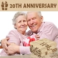 thumbnail image 5 of 20th Anniversary Wedding Blanket Gifts for Couple Him Her Wife Husband, 20 Year Anniversary Wedding Gifts for Men Women, 20th Anniversary Decorations, 20 Years of Marriage Blanket 60"X50", 5 of 6