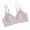 Gray, variant on Women's Seamless Wireless Soft Support Bra Fixed Molded Cups Adjustable Thin Straps Lift Side Support Comfort Bustier