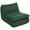 Green, variant on HOMCOM Floor Sofa with Single Piece Foam, Armless Floor Chair Couch, Green
