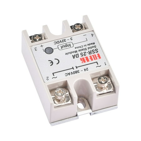 

Diymore Fotek Solid State Relay Module Alloy Heat Sink 25A/40A/60A SSR-25DA/40DA/60DA