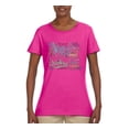 thumbnail image 2 of Wild Bobby, God Grant Me Serenity Courage and Wisdom Prayer Faith, Inspirational/Christian, Women Graphic Tee, Fuschia, 2XL, 2 of 3