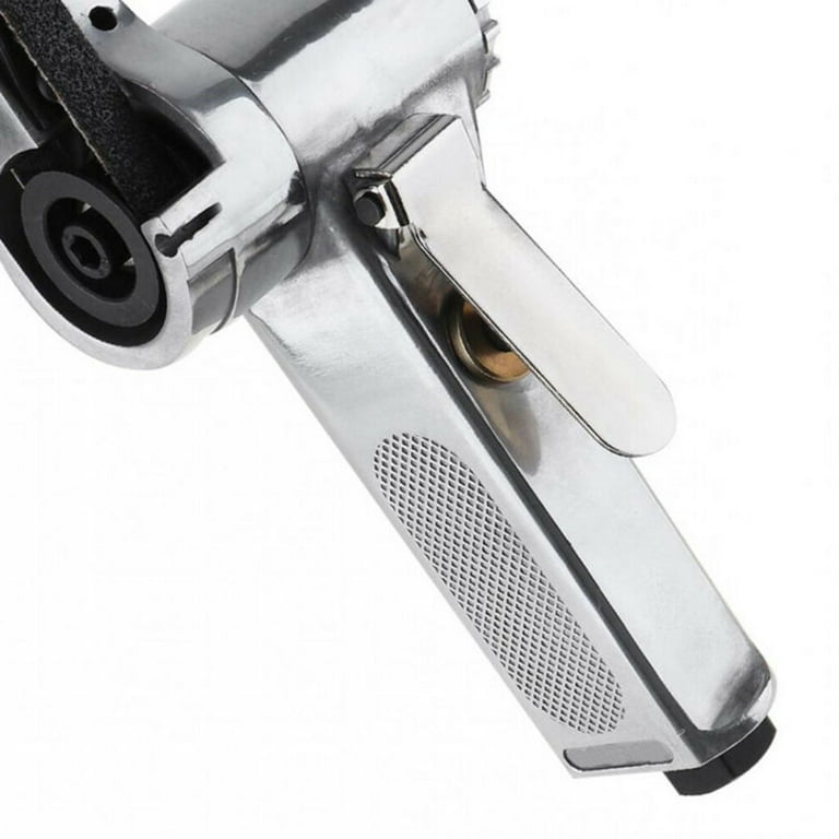 File Sander Trintion Air Belt Sander 10 X 330mm 3/8'' X 13'' Pneumatic Belt Sander Air Sander Sanding Grinder With 5Pcs Belts Buffing Assorted Vehicle Car Band File
