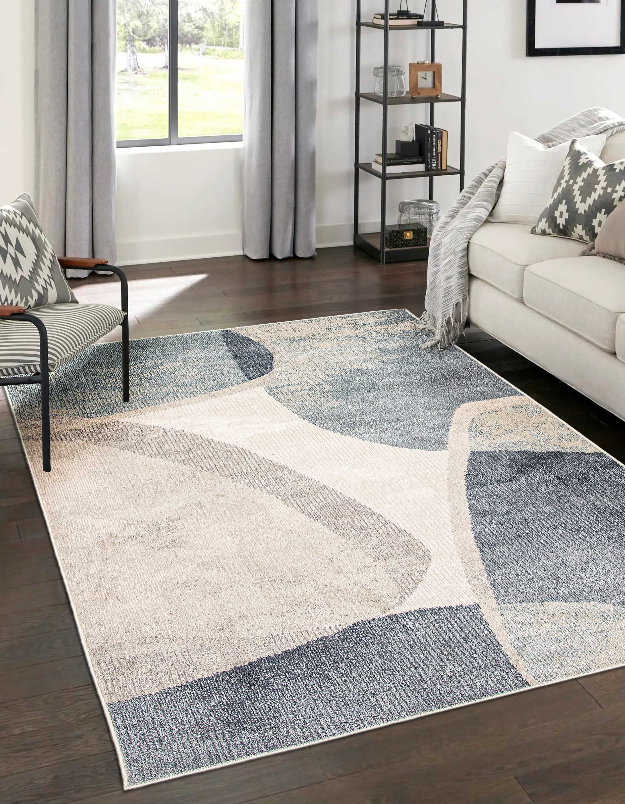 ECARPET Gem Contemporary/Modern Area Rug for Living Room, Bedroom, Dining Room, Entrance, Hallway and More.