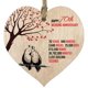 thumbnail image 1 of Placa De Madera Con Forma De Corazón Para 70 Aniversario De Boda, Letrero De Madera Clara, Recuerdo Para Celebrar El Aniversario De Platino, Esposa, Marido, Novio, Novia, Mamá, Papá, Placa Con Citas,, 1 of 5